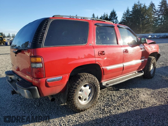 2001 GMC Yukon SLT with VIN 1GKEK13T11R157503, listed as a Copart auction lot 73801274 with 0 mi miles and Salvage Title. Bid and sale history available at carsss.com. Image 3.