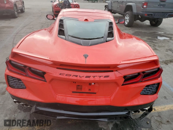 2023 Chevrolet Corvette 2LT with VIN 1G1YB2D44P5116636, listed as a Copart auction lot 86659504 with 2,027 mi miles and Salvage title. Bid and sale history available at DreamBid. Image 6.