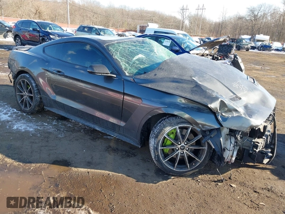2018 Ford Mustang EcoBoost with VIN 1FA6P8TH0J5137729, listed as a IAAI auction lot 41379739 with Not Provided miles and . Bid and sale history available at carsss.com. Image 1.