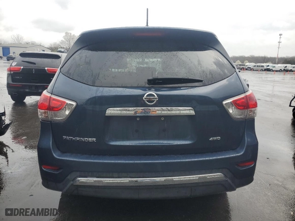 2014 Nissan Pathfinder S with VIN 5N1AR2MM2EC717083, listed as a Copart auction lot 51708335 with 125,195 mi miles and Salvage Title. Bid and sale history available at carsss.com. Image 6.