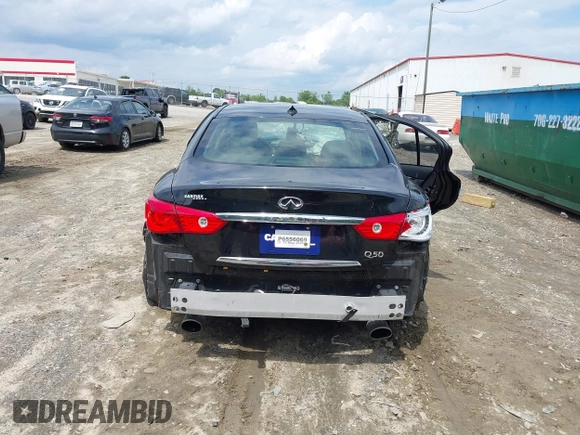 2017 Infiniti Q50 Premium with VIN JN1EV7AR6HM837923, listed as a IAAI auction lot 42255798 with 90,371 mi miles and . Bid and sale history available at DreamBid. Image 16.