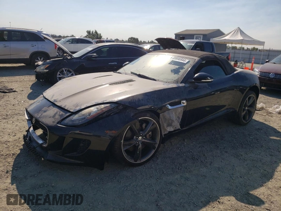 2014 Jaguar F-Type V6 with VIN SAJWA6E75E8K03346, listed as a Copart auction lot 69998944 with Not Provided miles and Salvage Title. Bid and sale history available at DreamBid. Image 1.