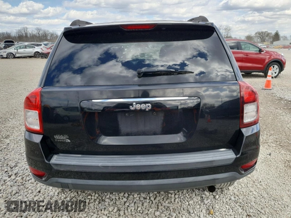 2014 Jeep Compass Altitude with VIN 1C4NJCBA0ED843822, listed as a Copart auction lot 50509205 with 108,811 mi miles and Salvage Title. Bid and sale history available at carsss.com. Image 6.