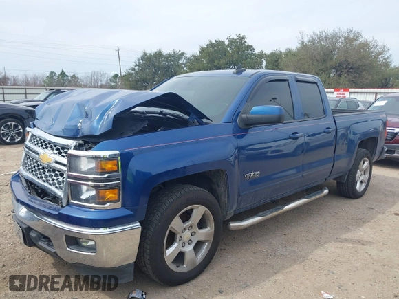 2015 Chevrolet Silverado 1500 LT with VIN 1GCVKREC9FZ179148, listed as a IAAI auction lot 41668536 with 103,853 mi miles and . Bid and sale history available at DreamBid. Image 2.