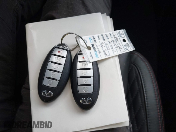 2019 Infiniti Q50 Red Sport 400 with VIN JN1FV7AP3KM760678, listed as a IAAI auction lot 41771176 with 31,562 mi miles and . Bid and sale history available at DreamBid. Image 11.