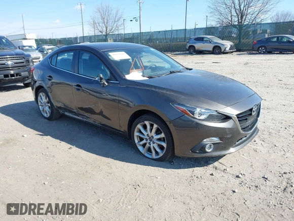 2014 Mazda 3 S Touring with VIN JM1BM1V3XE1147675, listed as a IAAI auction lot 41676716 with Not Provided miles and . Bid and sale history available at DreamBid. Image 1.