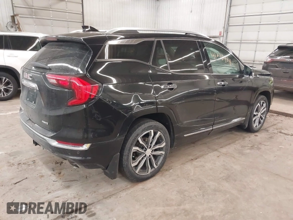 2020 GMC Terrain Denali with VIN 3GKALXEX5LL343098, listed as a IAAI auction lot 41213484 with 51,346 mi miles and . Bid and sale history available at DreamBid. Image 4.