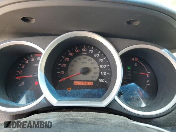 2010 Toyota Tacoma PreRunner with VIN 5TEJU4GNXAZ693226, listed as a Copart auction lot 54715525 with 176,874 mi miles and Salvage Title. Bid and sale history available at DreamBid. Image 9.