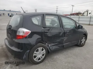 2010 Honda Fit with VIN JHMGE8H24AS010748, listed as a Copart auction lot 53756565 with 65,302 mi miles and Salvage Title. Bid and sale history available at carsss.com. Image 3.