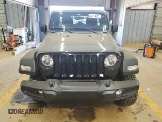 2021 Jeep Wrangler Unlimited Willys with VIN 1C4HJXDM2MW584118, listed as a Copart auction lot 43214885 with 67,955 mi miles and Salvage title. Bid and sale history available at DreamBid. Image 5.