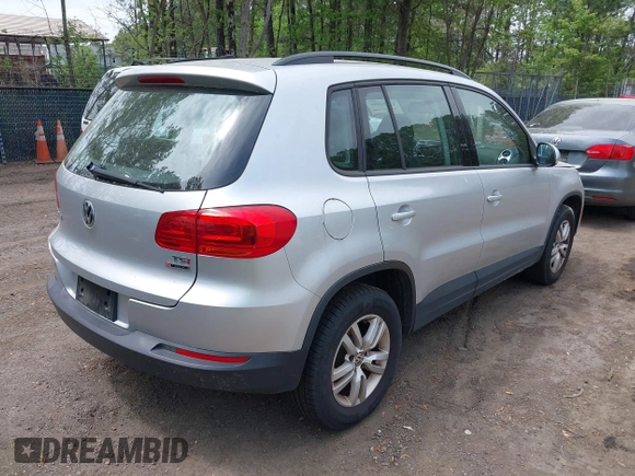 2016 Volkswagen Tiguan S with VIN WVGBV7AX1GW523335, listed as a IAAI auction lot 42091690 with 165,495 mi miles and . Bid and sale history available at DreamBid. Image 4.