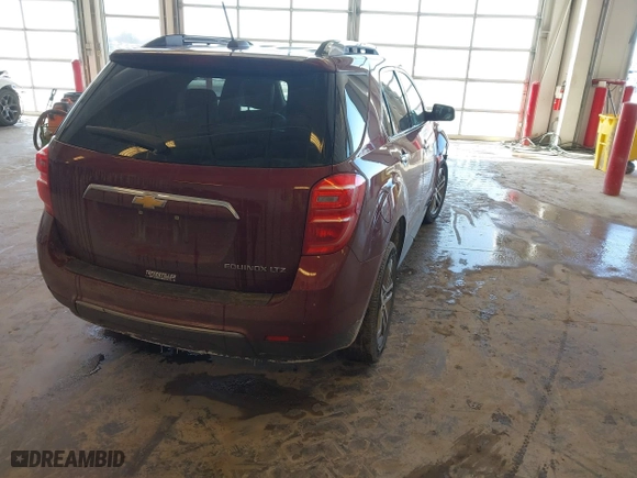 2016 Chevrolet Equinox LTZ with VIN 2GNALDEKXG1124232, listed as a IAAI auction lot 41622204 with 88,717 mi miles. Bid and sale history available at carsss.com. Image 4.