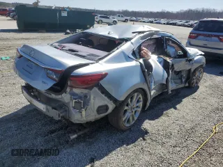 2017 Mazda 6 Touring with VIN JM1GL1V59H1106419, listed as a Copart auction lot 48914995 with 90,705 mi miles and Salvage Title. Bid and sale history available at carsss.com. Image 3.