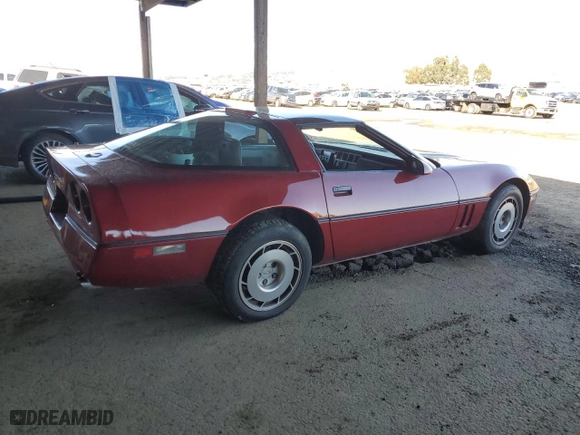 1987 Chevrolet Corvette with VIN 1G1YY2184H5108706, listed as a Copart auction lot 49134335 with 276,603 mi miles and Clean Title. Bid and sale history available at carsss.com. Image 3.