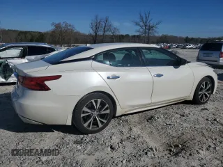 2017 Nissan Maxima SV with VIN 1N4AA6AP8HC365073, listed as a Copart auction lot 50024285 with 91,429 mi miles and Salvage Title. Bid and sale history available at DreamBid. Image 3.