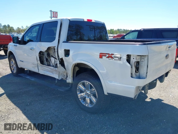 2019 Ford F-150 XL with VIN 1FTFW1E14KFA79818, listed as a IAAI auction lot 41812178 with 82,938 mi miles. Bid and sale history available at carsss.com. Image 3.