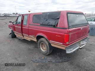 1995 Ford F-150 with VIN 1FTEX14H4SKA04051, listed as a IAAI auction lot 41710957 with 222,312 mi miles. Bid and sale history available at carsss.com. Image 3.