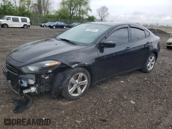 2015 Dodge Dart SXT z VIN 1C3CDFBBXFD352379, wystawiony jako Copart lot #54332815 z przebiegiem 108 986 mil mil oraz Szkody całkowita. Historia ofert i sprzedaży dostępna na DreamBid. Obrazek 1.