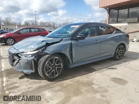 2024 Nissan Sentra SR with VIN 3N1AB8DV4RY279834, listed as a Copart auction lot 53889455 with 5,901 mi miles and Salvage title. Bid and sale history available at DreamBid. Image 1.