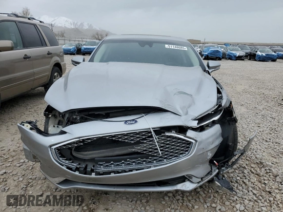 2020 Ford Fusion Titanium with VIN 3FA6P0RU3LR141506, listed as a Copart auction lot 51148685 with Not provided miles and Salvage title. Bid and sale history available at DreamBid. Image 5.