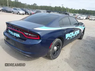 2021 Dodge Charger Police with VIN 2C3CDXAT6MH639895, listed as a IAAI auction lot 42104026 with 24,314 mi miles and . Bid and sale history available at DreamBid. Image 4.