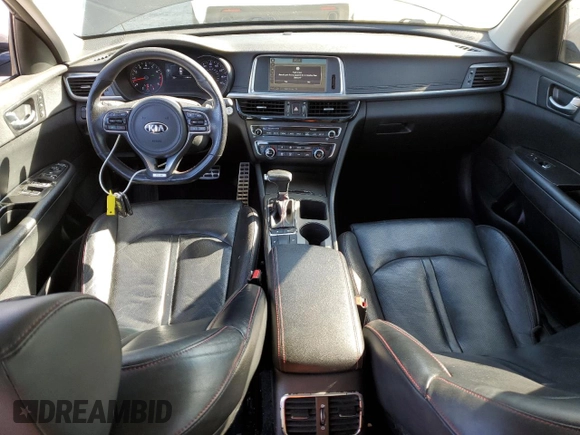 2016 Kia Optima SX Turbo with VIN 5XXGW4L22GG008109, listed as a Copart auction lot 49896805 with 111,822 mi miles and Salvage title. Bid and sale history available at DreamBid. Image 8.