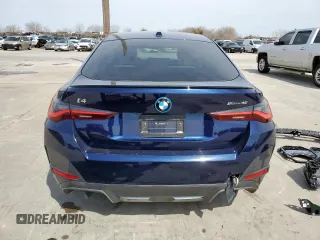 2023 BMW i4 eDrive40 z VIN WBY73AW08PFR19950, wystawiony jako Copart lot #48003365 z przebiegiem Nie podano mil oraz Szkody całkowita. Historia ofert i sprzedaży dostępna na DreamBid. Obrazek 6.