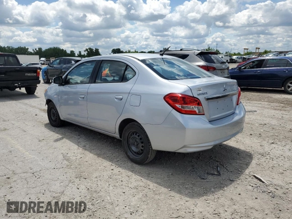 2017 Mitsubishi Mirage ES z VIN ML32F3FJ5HHF08931, wystawiony jako Copart lot #58854815 z przebiegiem 97 886 mil mil oraz Czysty tytuł • Clean title. Historia ofert i sprzedaży dostępna na DreamBid. Obrazek 2.