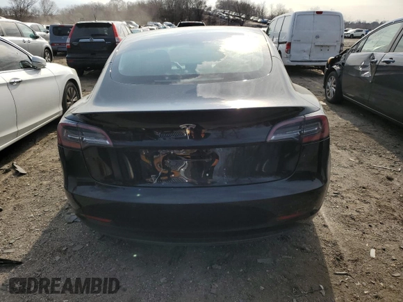 2018 Tesla Model 3 Long Range Battery with VIN 5YJ3E1EAXJF015971, listed as a Copart auction lot 47743665 with 94,064 mi miles and Salvage Title. Bid and sale history available at DreamBid. Image 6.