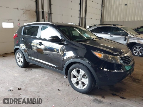 2012 Kia Sportage LX with VIN KNDPB3A28C7211680, listed as a IAAI auction lot 41678361 with 1 mi miles. Bid and sale history available at carsss.com. Image 1.