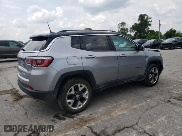 2018 Jeep Compass Limited z VIN 3C4NJDCB7JT437022, wystawiony jako Copart lot #64657164 z przebiegiem 75 256 mil mil oraz Szkoda całkowita • Salvage title. Historia ofert i sprzedaży dostępna na DreamBid. Obrazek 3.