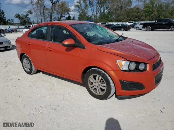2013 Chevrolet Sonic LT with VIN 1G1JC5SH9D4150515, listed as a Copart auction lot 49301965 with 128,525 mi miles and Salvage Title. Bid and sale history available at carsss.com. Image 4.
