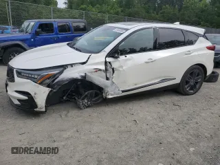 2019 Acura RDX w/A-Spec Pkg with VIN 5J8TC1H6XKL004904, listed as a Copart auction lot 58406885 with 115,289 mi miles and Salvage title. Bid and sale history available at DreamBid. Image 1.