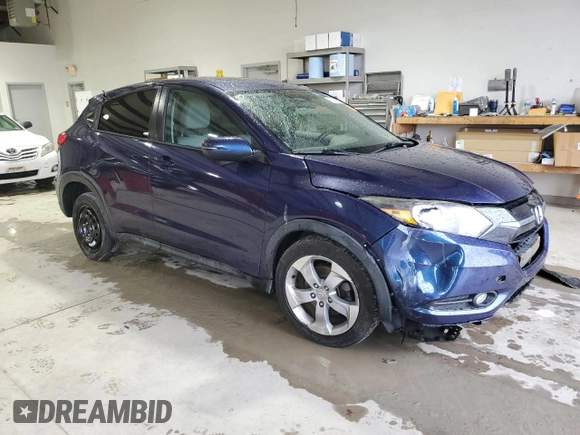 2016 Honda HR-V EX with VIN 3CZRU6H57GM750186, listed as a Copart auction lot 51187335 with 141,552 mi miles and Salvage Title. Bid and sale history available at DreamBid. Image 4.