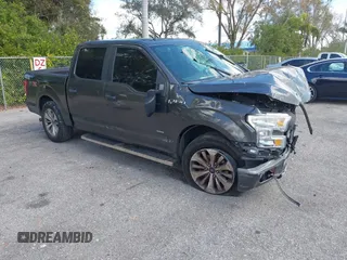 2017 Ford F-150 XL with VIN 1FTEW1CP7HKC83502, listed as a IAAI auction lot 41485951 with 117,373 mi miles. Bid and sale history available at carsss.com. Image 1.