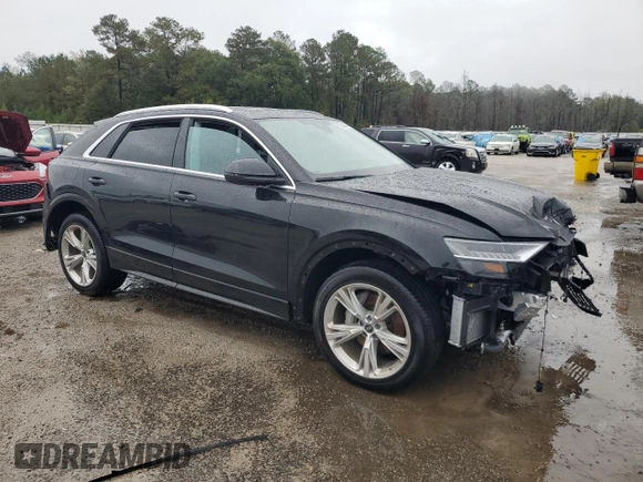 2023 Audi Q8 Premium with VIN WA1AVBF18PD012590, listed as a Copart auction lot 79244534 with Not provided miles and Salvage title. Bid and sale history available at DreamBid. Image 4.