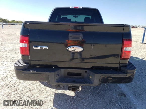 2007 Ford F-150 STX with VIN 1FTRX02W87KD25742, listed as a Copart auction lot 81679384 with 197,582 mi miles and Salvage Title. Bid and sale history available at carsss.com. Image 6.