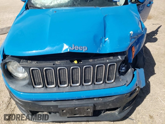 2015 Jeep Renegade Latitude with VIN ZACCJABT1FPB34509, listed as a Copart auction lot 52990165 with 53,098 mi miles and Salvage Title. Bid and sale history available at DreamBid. Image 12.