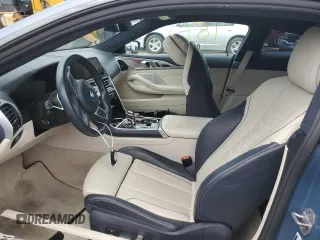 2019 BMW 8 Series M850i xDrive with VIN WBABC4C55KBU96951, listed as a Copart auction lot 53128353 with 30,695 mi miles. Bid and sale history available at carsss.com. Image 7.