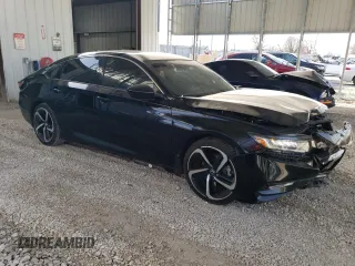 2019 Honda Accord Sedan Sport 1.5T with VIN 1HGCV1F32KA177413, listed as a Copart auction lot 49174125 with 127,784 mi miles and Salvage Title. Bid and sale history available at carsss.com. Image 4.