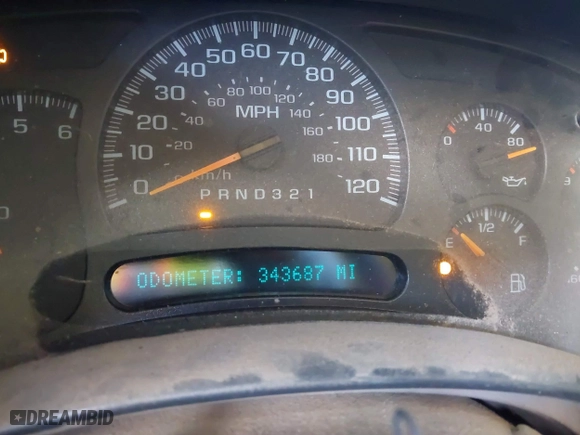 2006 Chevrolet Silverado 1500 LT1 with VIN 2GCEK13Z961290056, listed as a IAAI auction lot 41179161 with 343,687 mi miles. Bid and sale history available at carsss.com. Image 7.