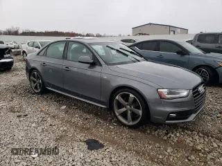 2014 Audi A4 Premium Plus with VIN WAUEFAFL0EN022048, listed as a Copart auction lot 81223024 with 85,482 mi miles and Salvage Title. Bid and sale history available at carsss.com. Image 4.