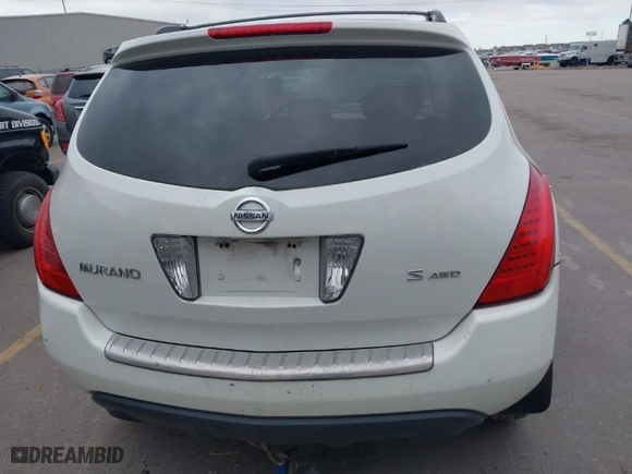 2007 Nissan Murano SL with VIN JN8AZ08W97W626418, listed as a IAAI auction lot 41801228 with 206,287 mi miles. Bid and sale history available at carsss.com. Image 16.