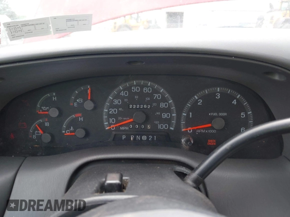 1997 Ford F-150 z VIN 1FTDF1724VKD75429, wystawiony jako IAAI lot #42389973 z przebiegiem 222 262 mil mil oraz . Historia ofert i sprzedaży dostępna na DreamBid. Obrazek 7.
