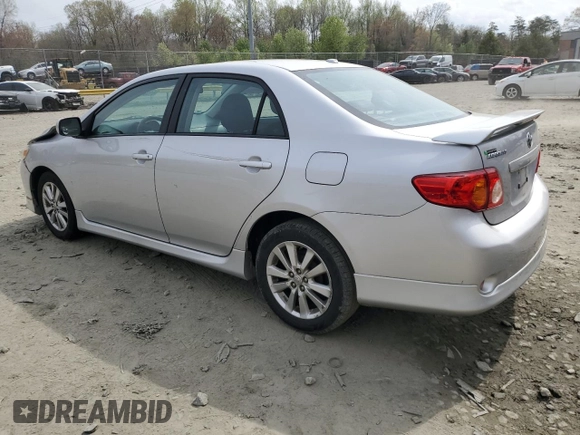 2010 Toyota Corolla with VIN 2T1BU4EEXAC457317, listed as a Copart auction lot 51596195 with 203,296 mi miles and Salvage Title. Bid and sale history available at carsss.com. Image 2.