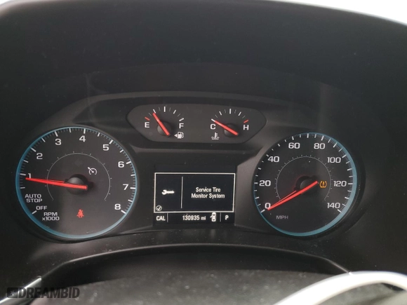 2018 Chevrolet Equinox LT with VIN 3GNAXJEV2JL100333, listed as a Copart auction lot 51228685 with 130,935 mi miles and Salvage Title. Bid and sale history available at carsss.com. Image 9.