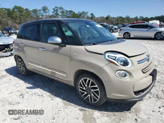 2015 FIAT 500L Lounge with VIN ZFBCFACH3FZ031012, listed as a Copart auction lot 48143845 with 146,321 mi miles and Salvage Title. Bid and sale history available at carsss.com. Image 4.
