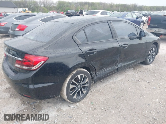 2013 Honda Civic EX with VIN 19XFB2F84DE044111, listed as a IAAI auction lot 42063587 with 170,374 mi miles and . Bid and sale history available at DreamBid. Image 4.