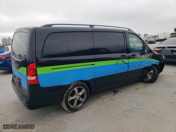 2016 Mercedes-Benz Metris Cargo Van with VIN WD3PG2EAXG3171266, listed as a Copart auction lot 43595185 with 101,889 mi miles and Salvage Title. Bid and sale history available at carsss.com. Image 3.