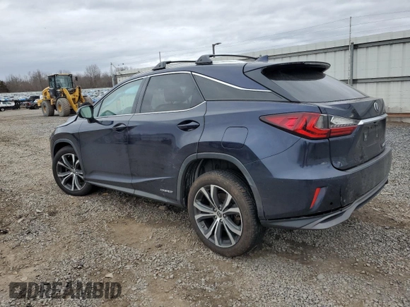 2019 Lexus RX 450h z VIN 2T2BGMCA3KC030968, wystawiony jako Copart lot #47703885 z przebiegiem 83 018 mil mil oraz Szkoda całkowita • Salvage title. Historia ofert i sprzedaży dostępna na DreamBid. Obrazek 2.